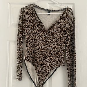Cheetah Print Bodysuit